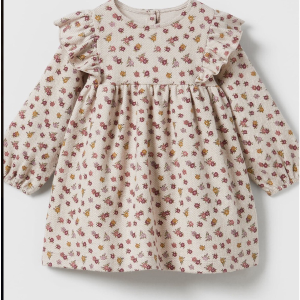 New Zara SOFT TOUCH HERRINGBONE DRESS
